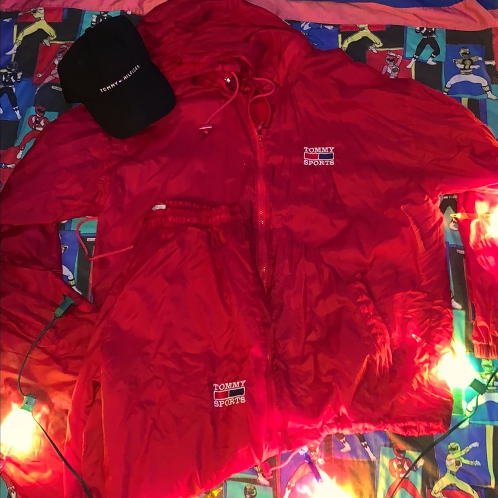 Bootleg 90’s Tommy sports track suit